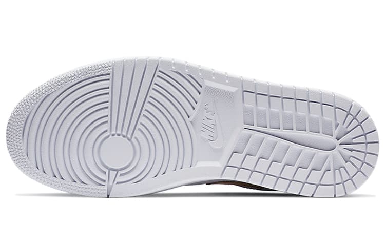 Ретро баскетбольные кроссовки Jordan Air Jordan 1 Low White Gold — фото 6