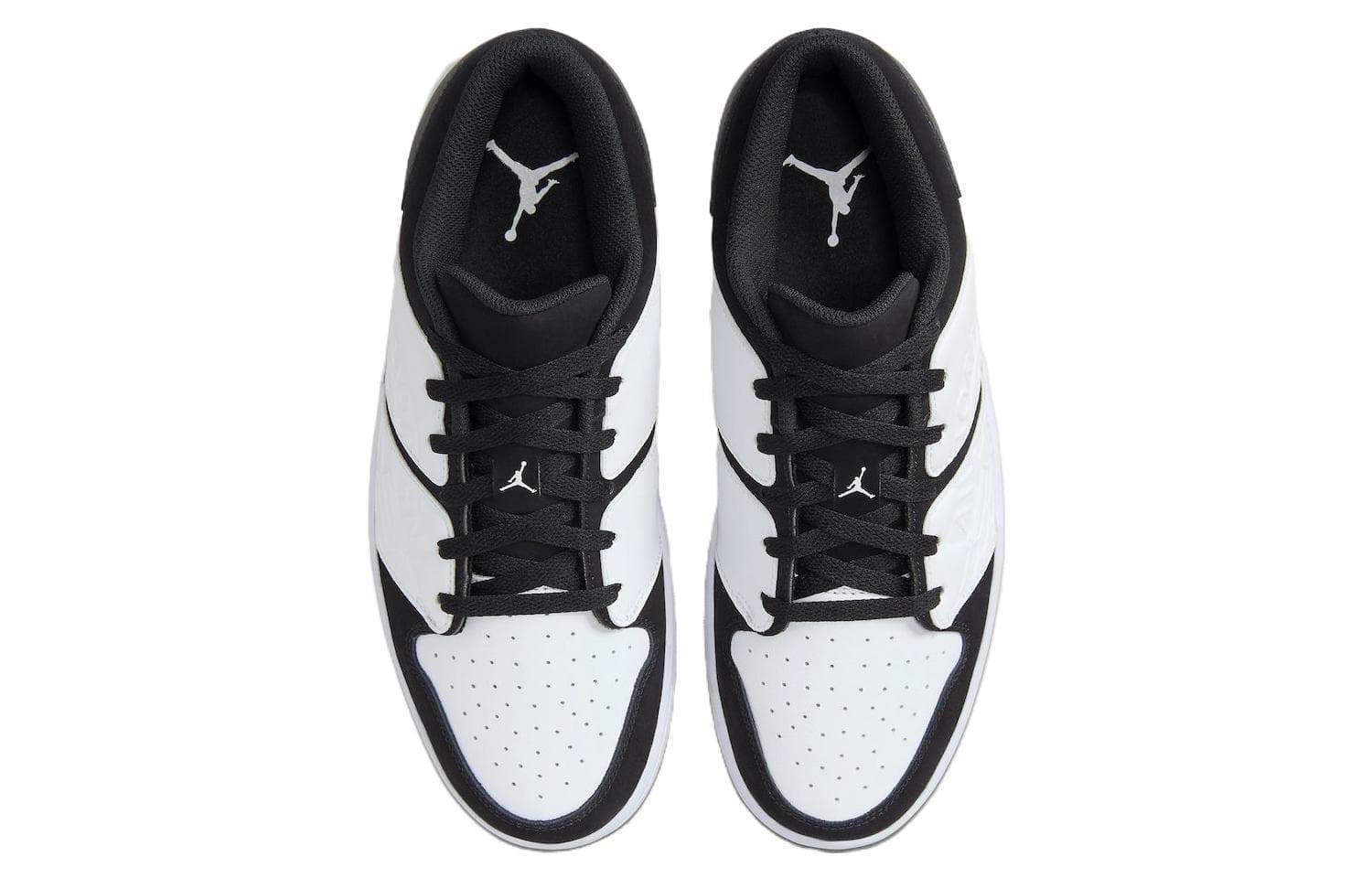 Ретро баскетбольные кроссовки Jordan Nu Retro 1 Low Black White - изображение 4
