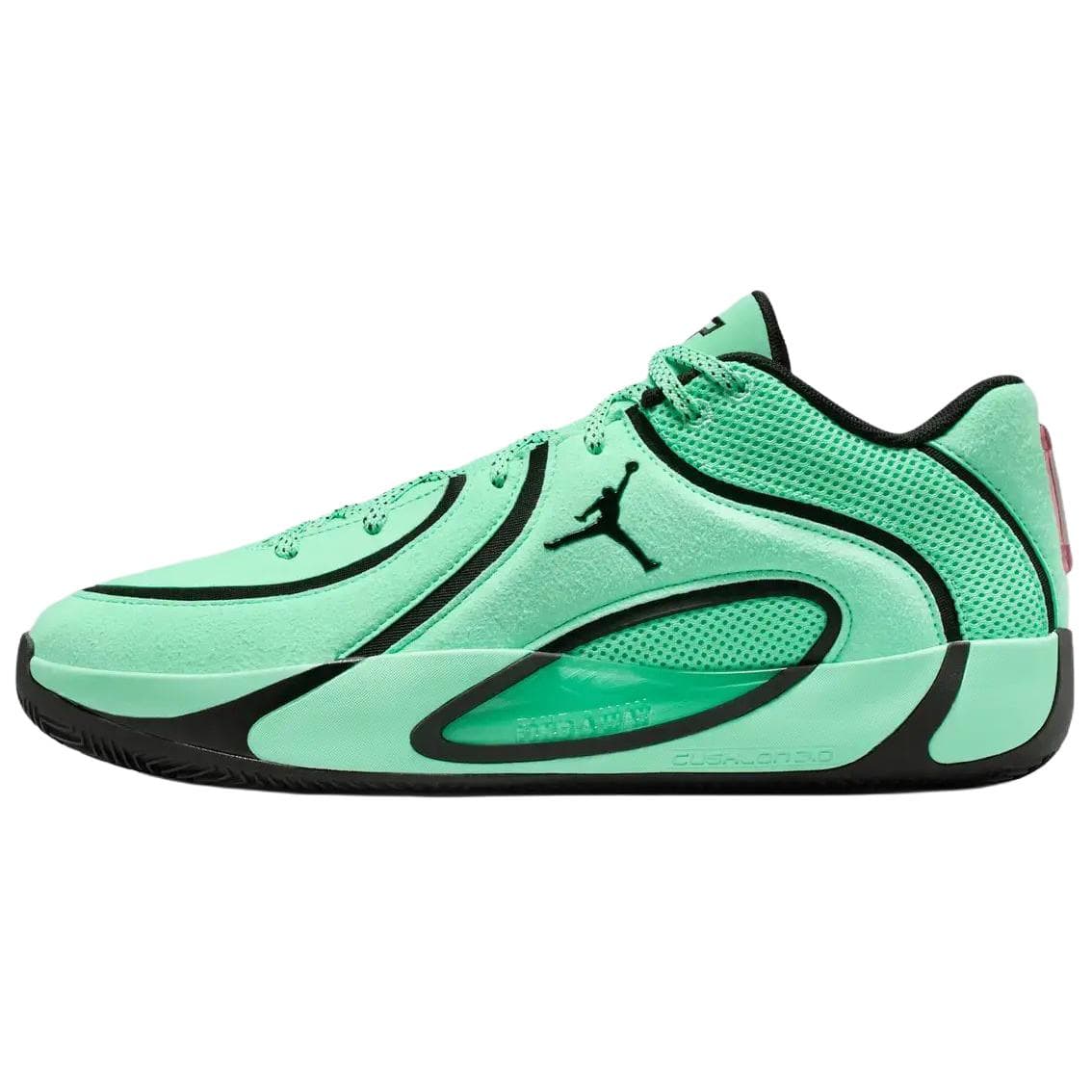 Кроссовки для баскетбола Jordan x Tatum 4 PF Green Glow Удобные классические дышащие баскетбольные кроссовки с амортизацией Мужские Зелёно-чёрный - изображение 1