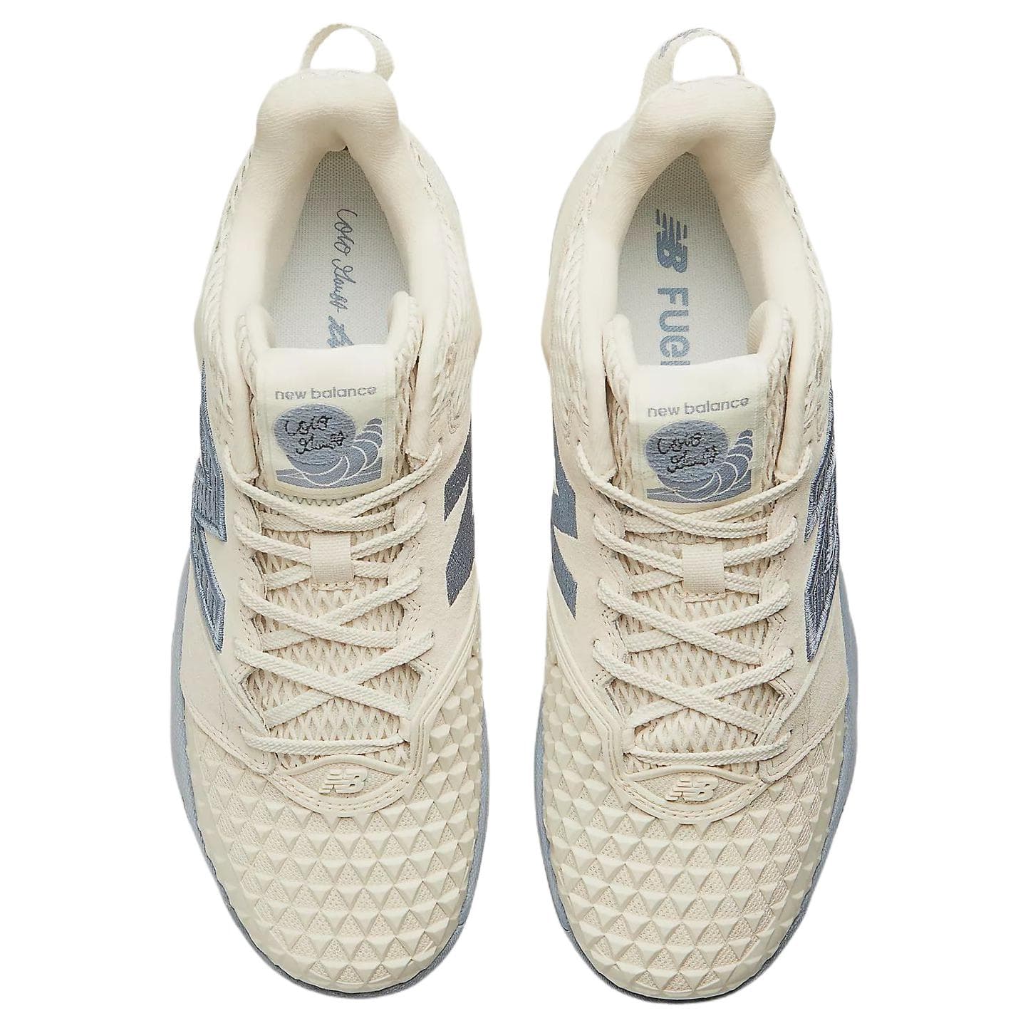 Кроссовки для тенниса New Balance Coco CG2 Мягкий и Комфортный Устойчивый к Износу MID Теннисные Кроссовки Женские Бежевые - изображение 4