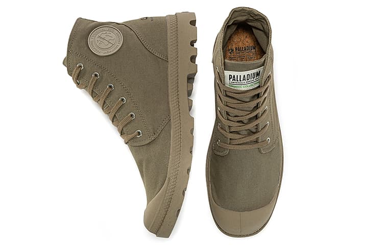Кеды Palladium Pampa Hi Organic II Dark Green - изображение 3
