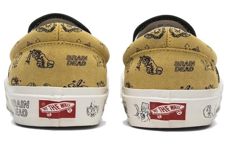Кеды Brain Dead x Vans UA Classic Slip-On Lx - изображение 4