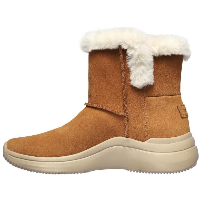 Ботинки зимние Skechers ON THE GO Термический Водонепроницаемый Термический Водонепроницаемый Короткий Снегобут Хаки - изображение 2