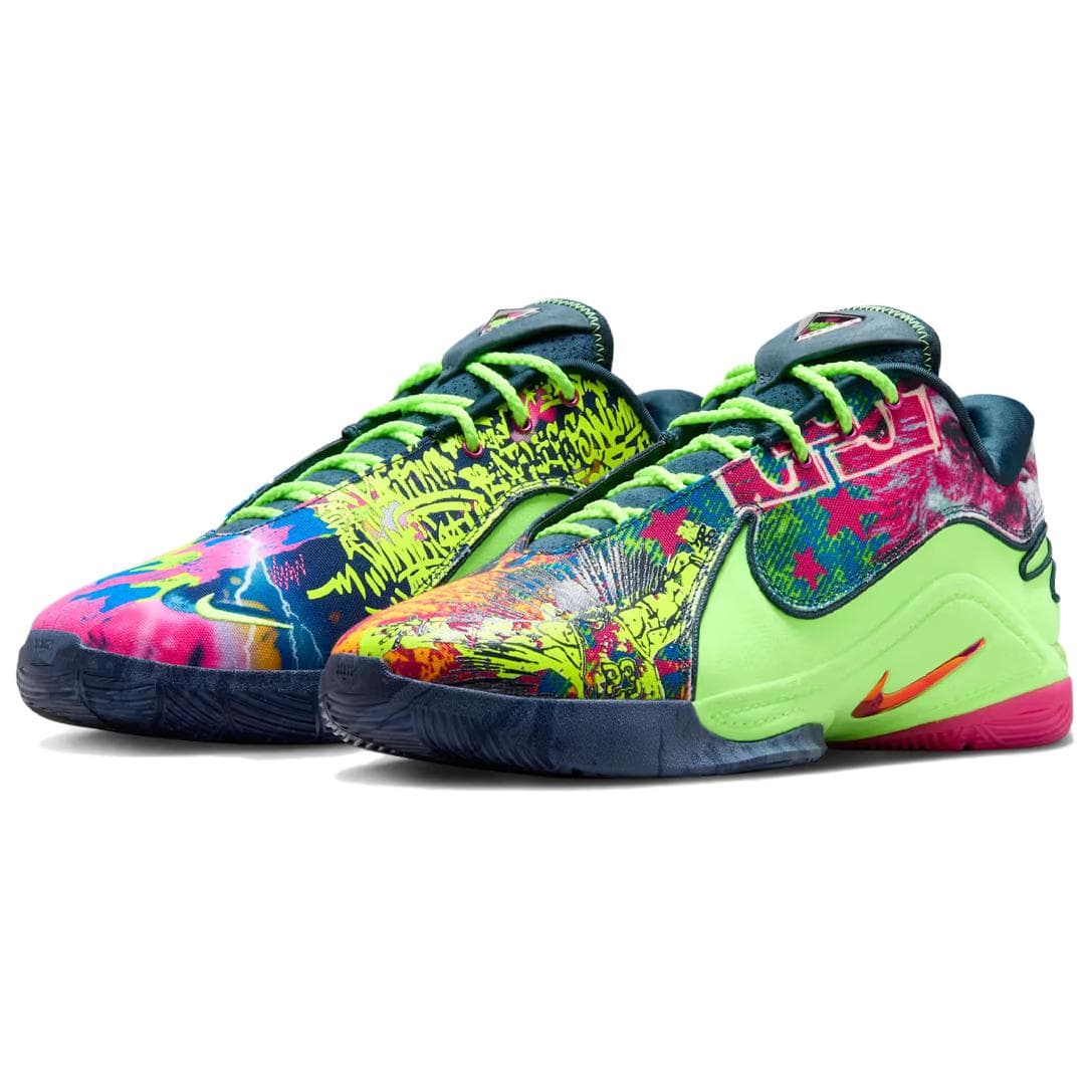 Кроссовки для баскетбола Nike LeBron 22 Low Топ Баскетбольные кроссовки Мужской Зеленый - изображение 3