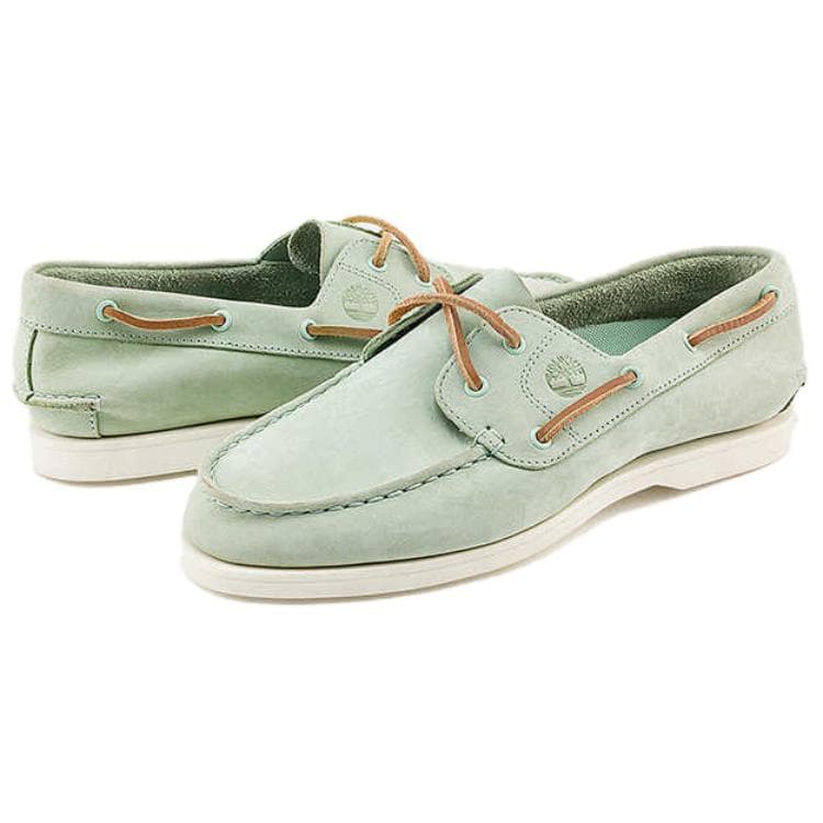 Timberland Classic Boat Обувь Женская Светло-Зеленая - изображение 3