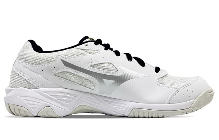 Кроссовки для бадминтона Mizuno Cyclone Speed CN White Silver - изображение 2
