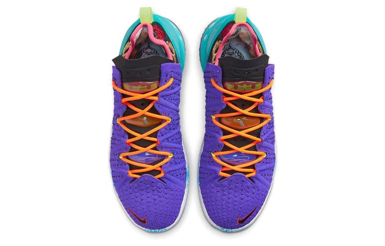 Кроссовки для баскетбола Nike Lebron 18 EP "Psychic Purple" - изображение 4