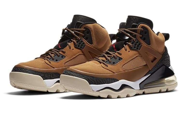 Ретро баскетбольные кроссовки Jordan Spizike 270 Boot Khaki Brown - изображение 3