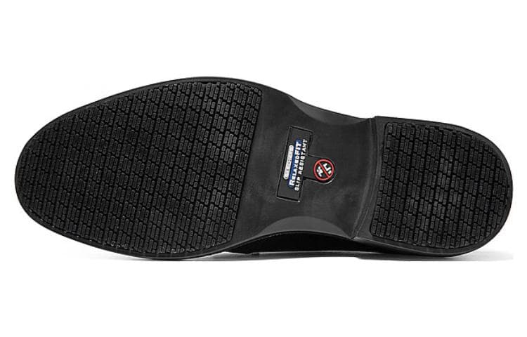 SKECHERS WORK Кожа Мужские Повседневные Туфли Мужские Черные - изображение 4