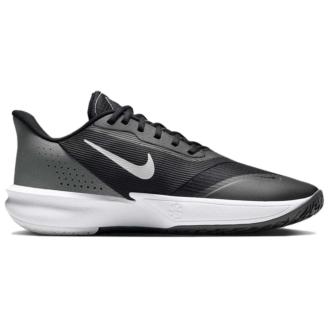Кроссовки для баскетбола Nike Precision 7 Удобные Низкие Баскетбольные Кроссовки Мужские Черные Серые - изображение 2