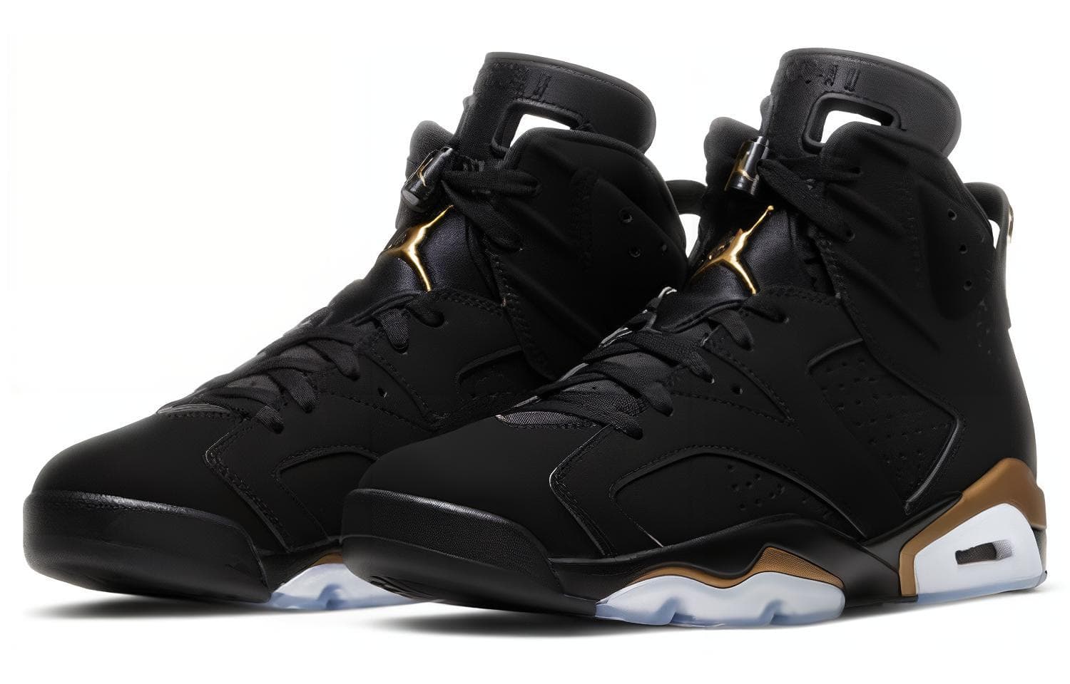 Ретро баскетбольные кроссовки Jordan Air Jordan 6 DMP Black Gold - изображение 3