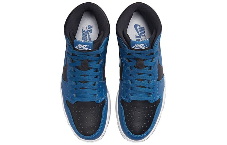 Ретро баскетбольные кроссовки Jordan Air Jordan 1 Retro High OG "Dark Marina Blue" - изображение 4