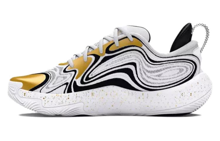 Кроссовки для баскетбола Under Armour UA Spawn 6 White Yellow - изображение 1