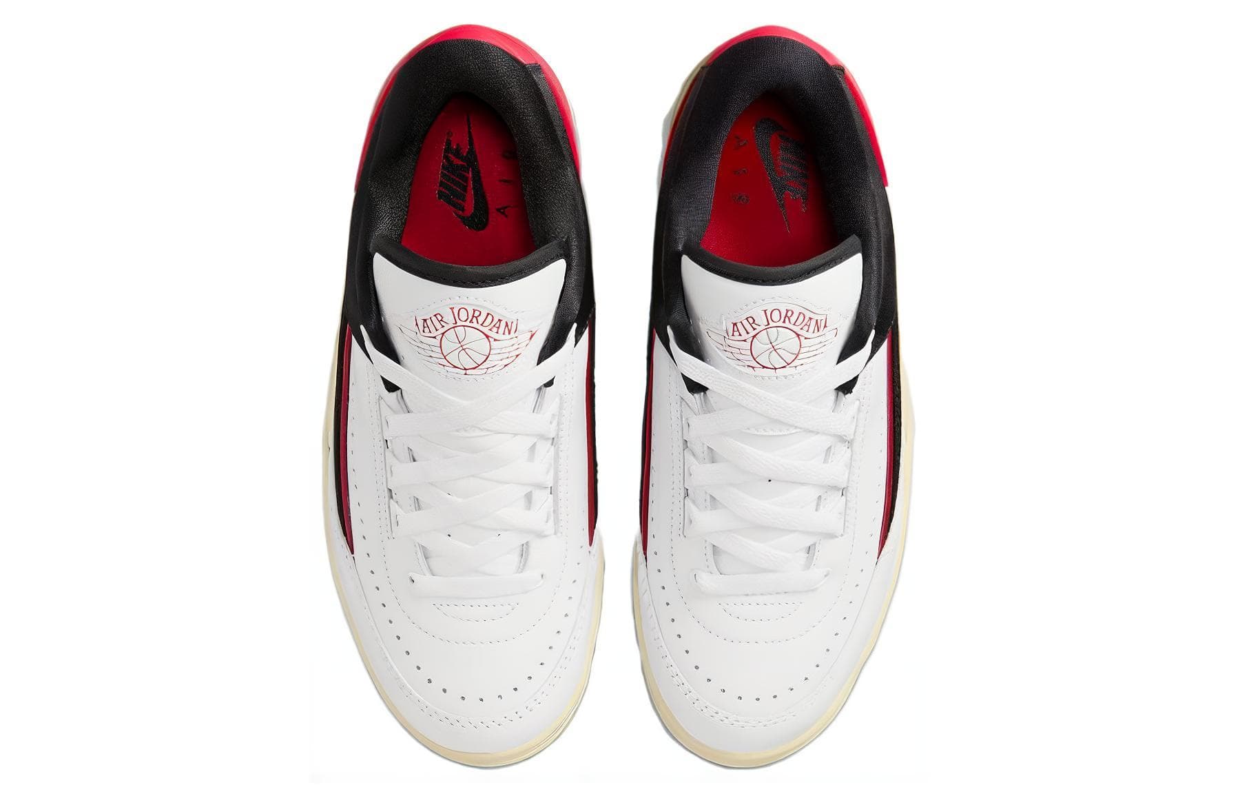 Ретро баскетбольные кроссовки Jordan Air Jordan 2 Low "Black Satin" - изображение 4