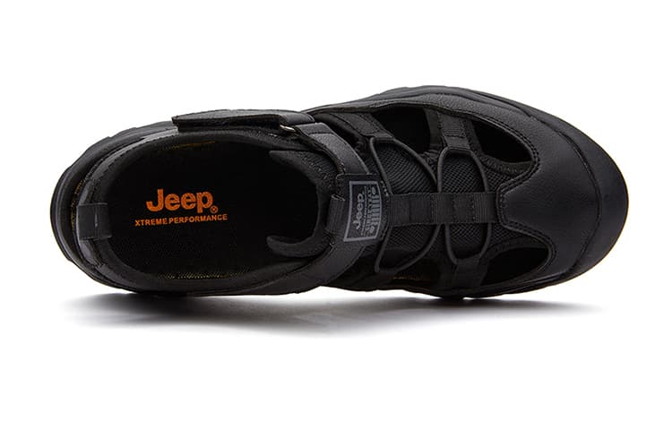 Сандалии Jeep Легкий Сцепление Отскок Антиколлизионные Быстросохнущие Спортивные Сандалии Мужские Черные - изображение 3