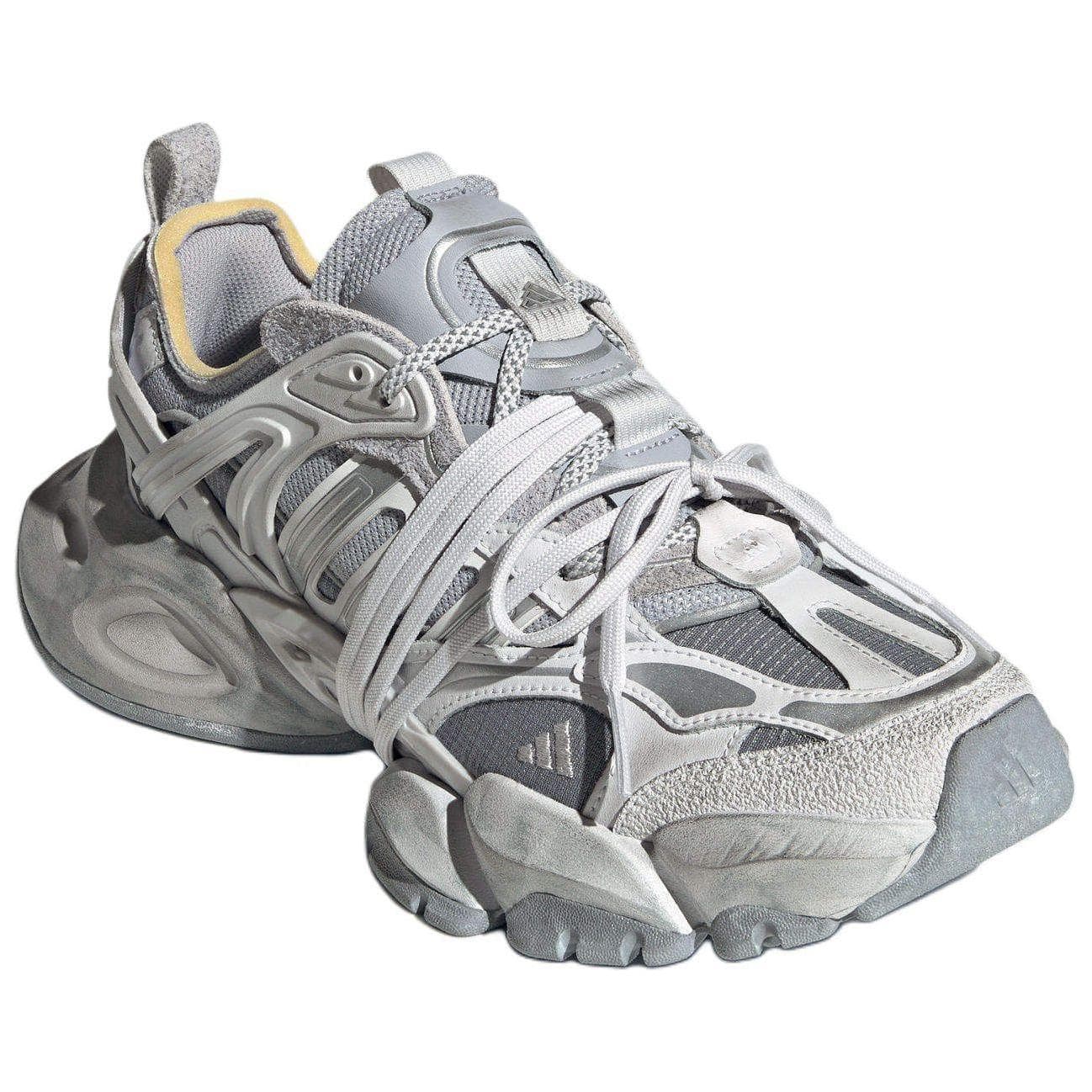 Кроссовки Adidas XLG RUNNER DELUXE Противоскользящие устойчивые к истиранию низкие кеды унисекс серые - изображение 3