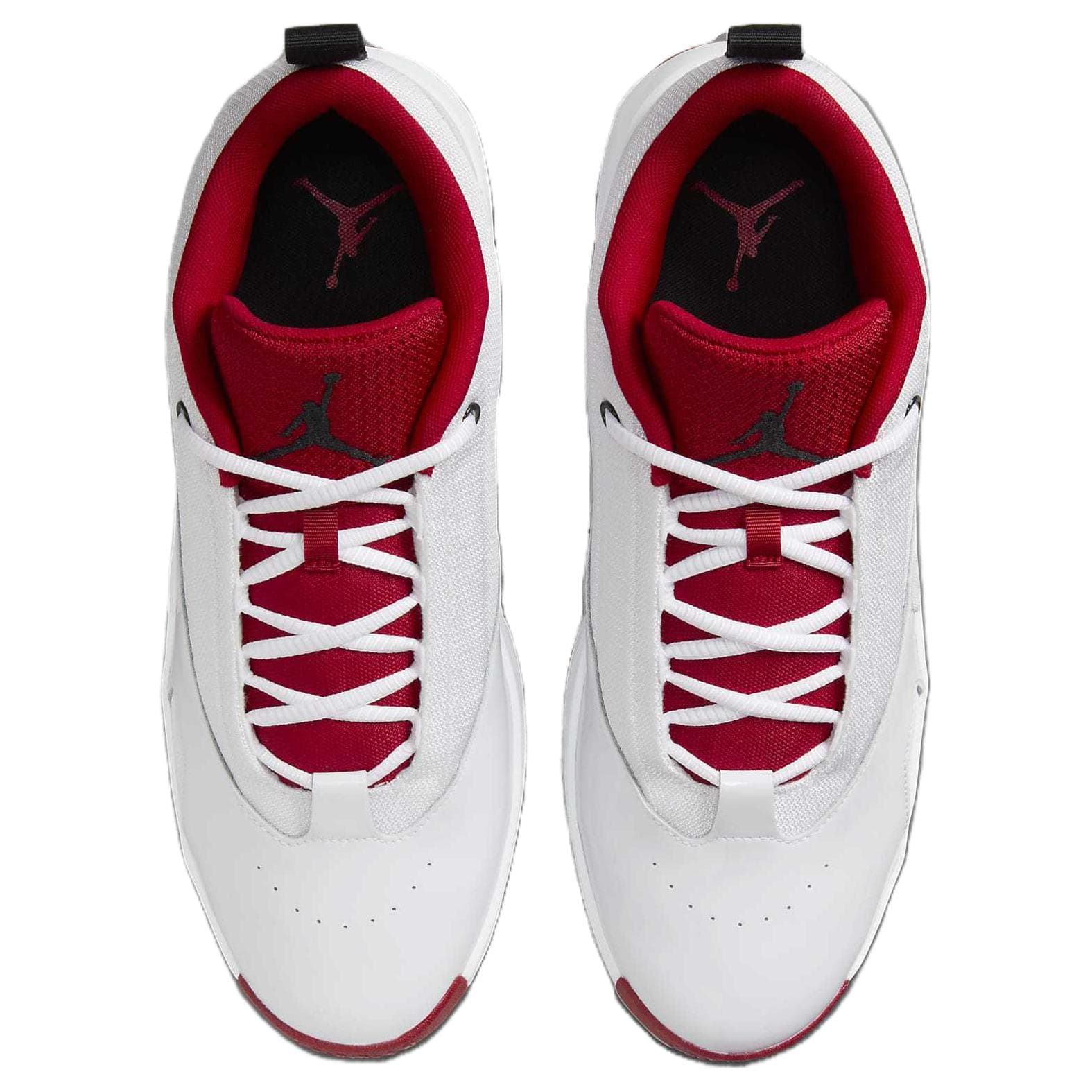 Кроссовки для баскетбола Jordan Max AURA 6 Противоскользящие Износостойкие Низкие Баскетбольные Кроссовки Мужские Белый Красный - изображение 4