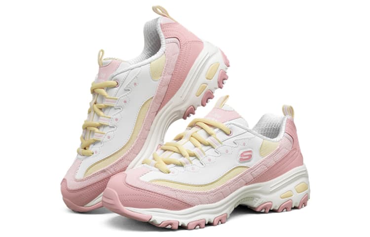 Кроссовки Skechers D'LITES 1.0 White Pink - изображение 3