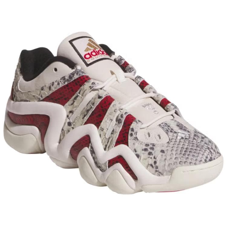 Кроссовки для баскетбола Adidas Crazy 8 противоскользящие устойчивые к истиранию низкие баскетбольные кроссовки унисекс бежево-красные - изображение 3