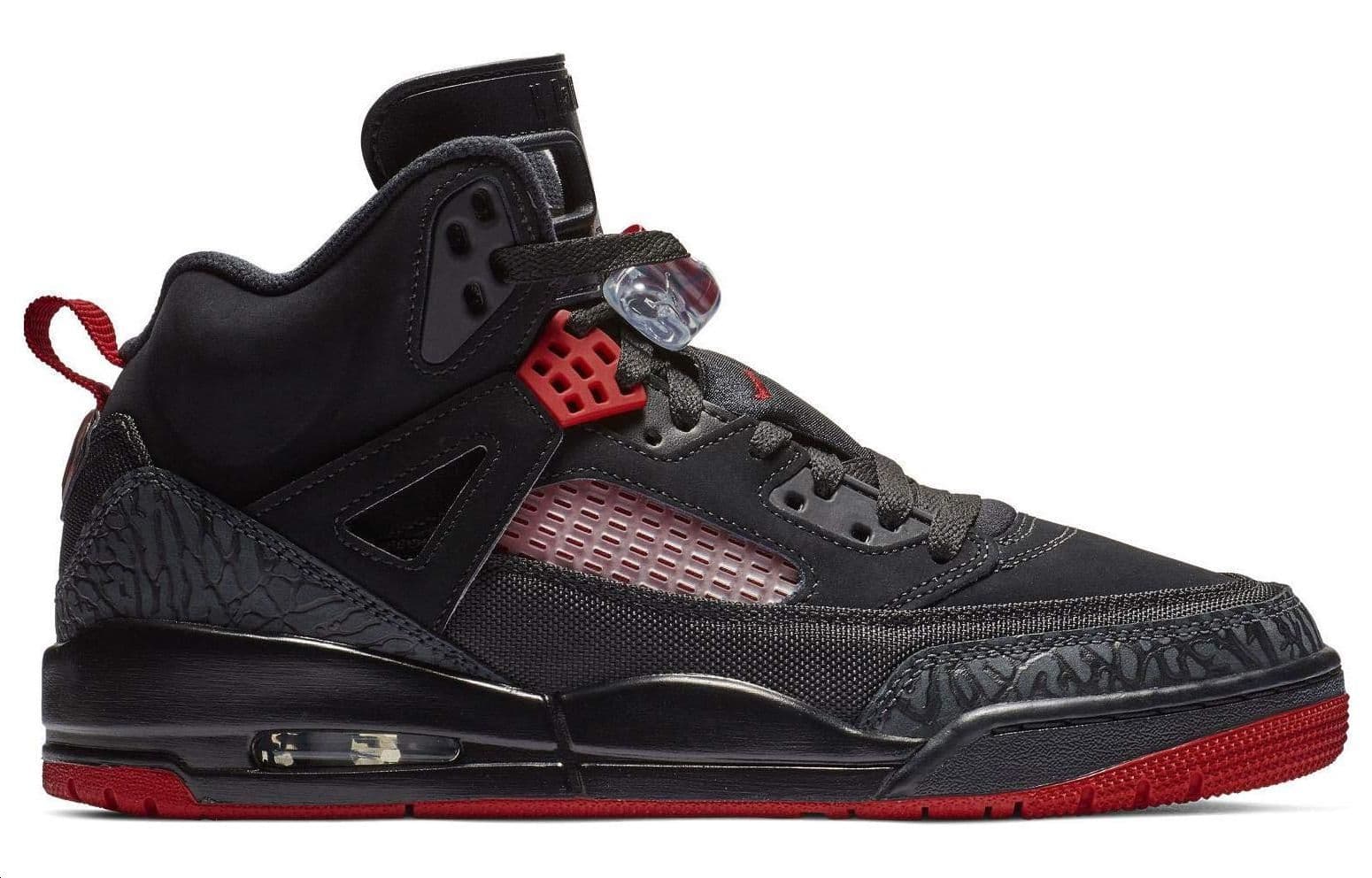 Ретро баскетбольные кроссовки Jordan Spizike Black Red - изображение 2
