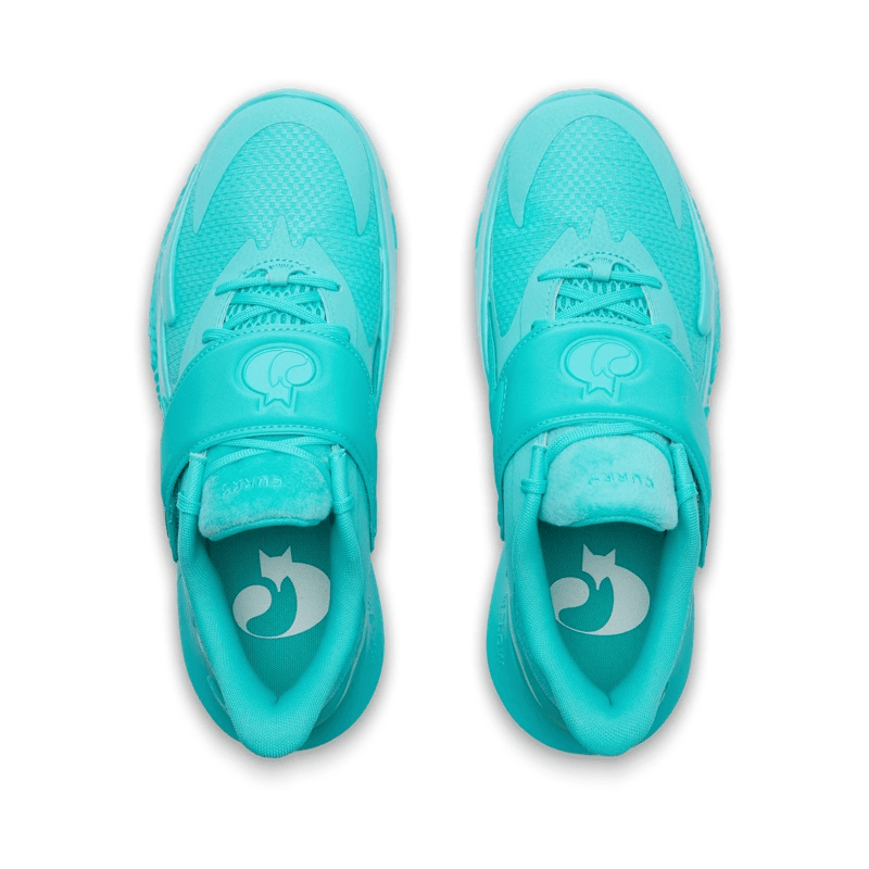 Кроссовки для баскетбола Under Armour Curry Fox 2 Амортизация Устойчивость к истиранию Баскетбольные кроссовки Унисекс Синий - изображение 2