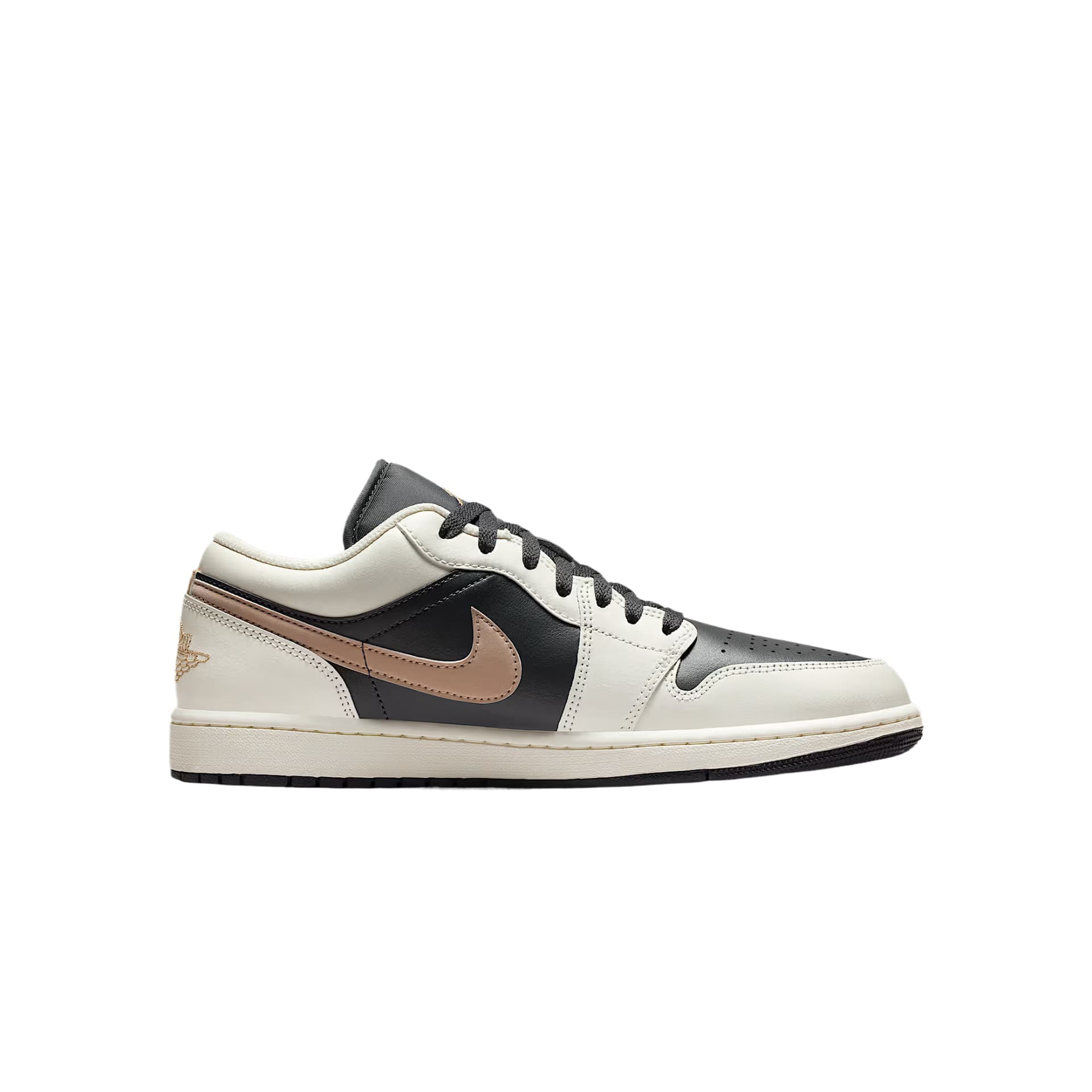 Ретро баскетбольные кроссовки Jordan Air Jordan 1 Low White Black - изображение 2