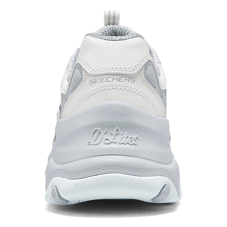 Кроссовки Skechers D'LITES 5,0 Высота Увеличивающие Низкие Кроссовки с Толстой Подошвой Женские Белые - изображение 5