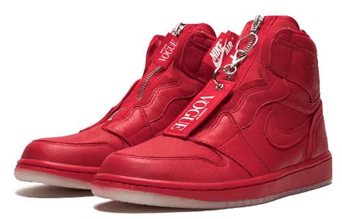 Ретро баскетбольные кроссовки VOGUE x Jordan Air Jordan 1 High Zip "AWOK" - изображение 2