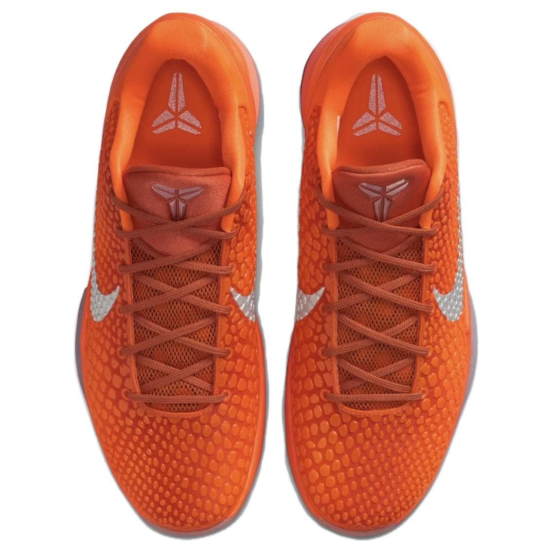 Кроссовки для баскетбола NIKE Zoom Kobe 6 Low Топ Баскетбольные кроссовки Мужской Апельсин Серебряный - изображение 2