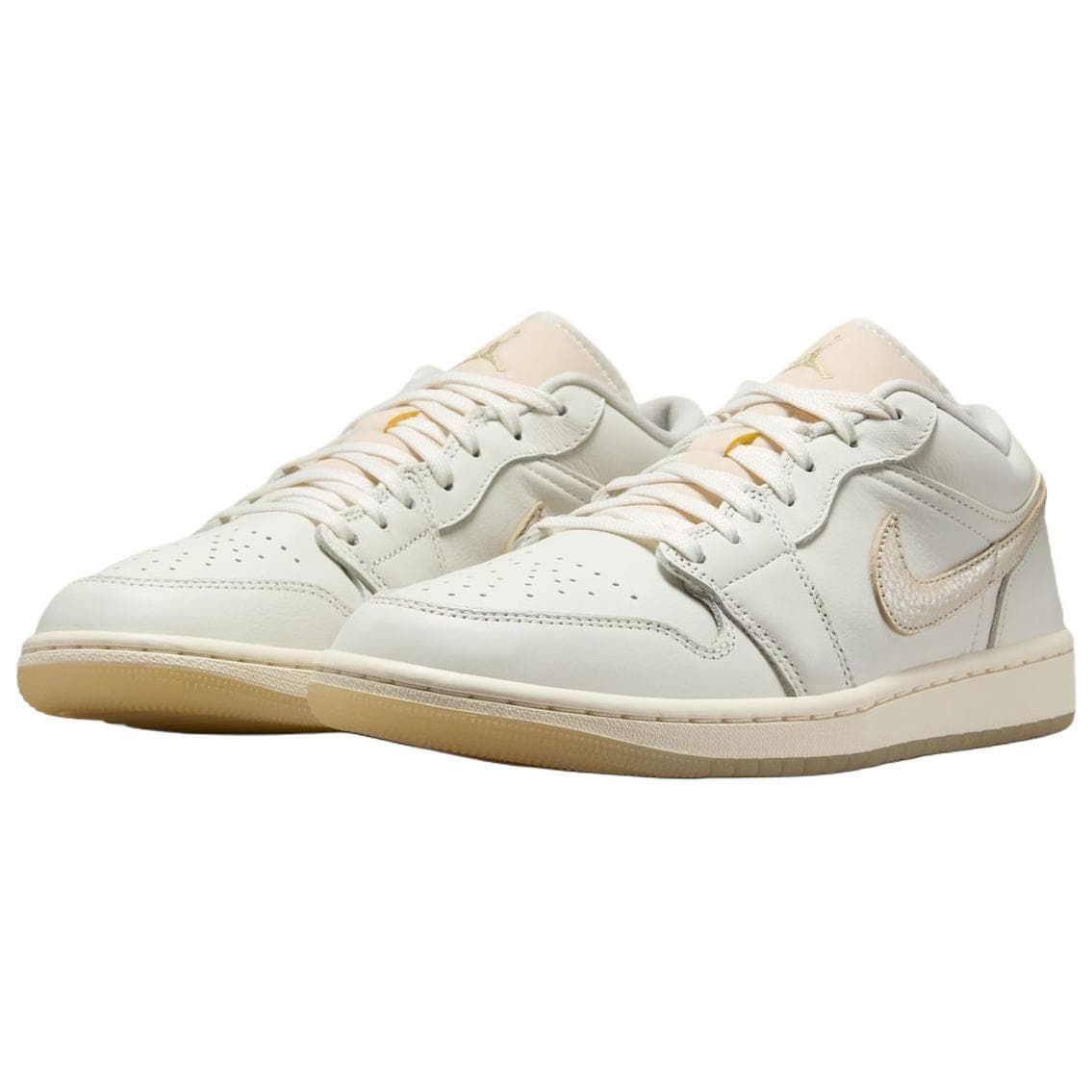 Ретро баскетбольные кроссовки Jordan Air Jordan 1 Low SE Low Топ Скейтборд Кроссовки Женские Слоновая кость - изображение 3