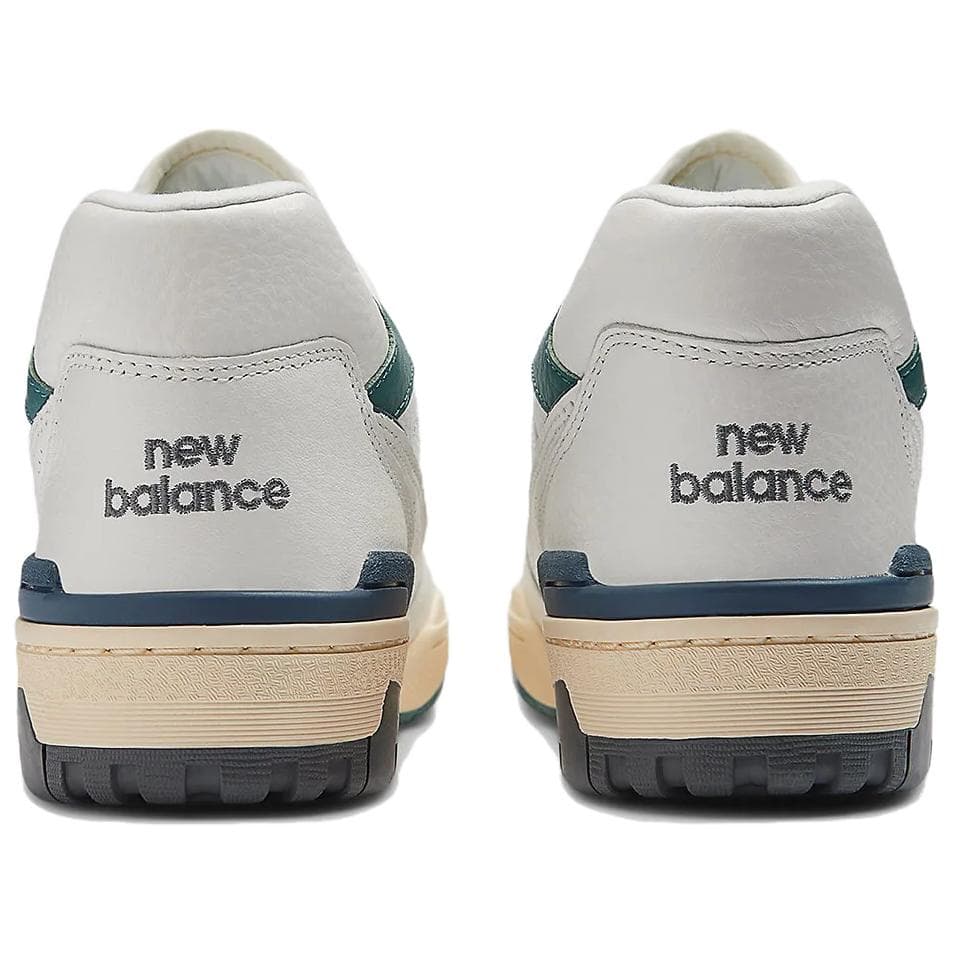Ретро баскетбольные кроссовки New Balance NB 550 Мягкий и Комфортный Низкий Топ Винтажные Баскетбольные Кроссовки Унисекс Белый Зеленый - изображение 5
