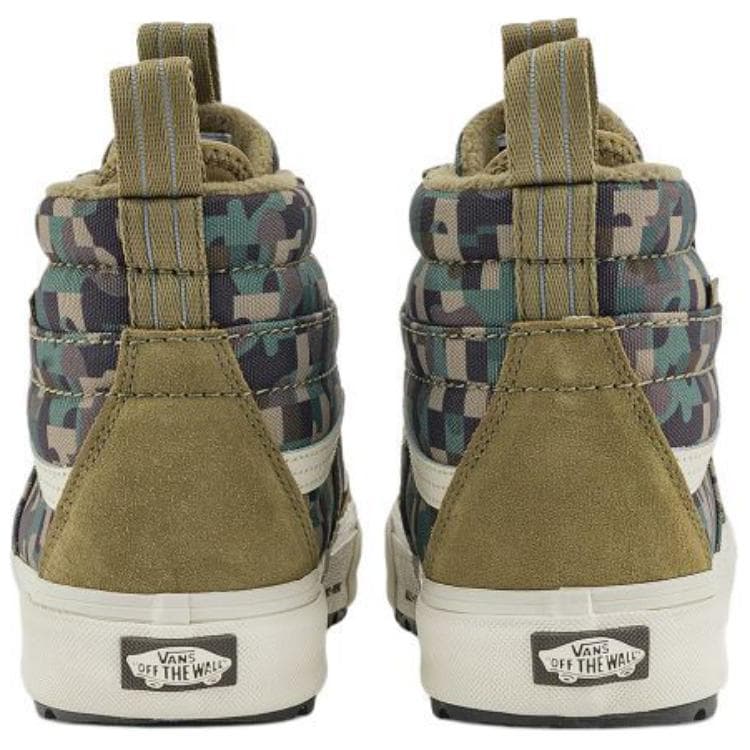 Кроссовки Vans Mte SK8 HI Удобная обувь с высоким верхом для альпинистских приключений унисекс зеленый коричневый - изображение 3