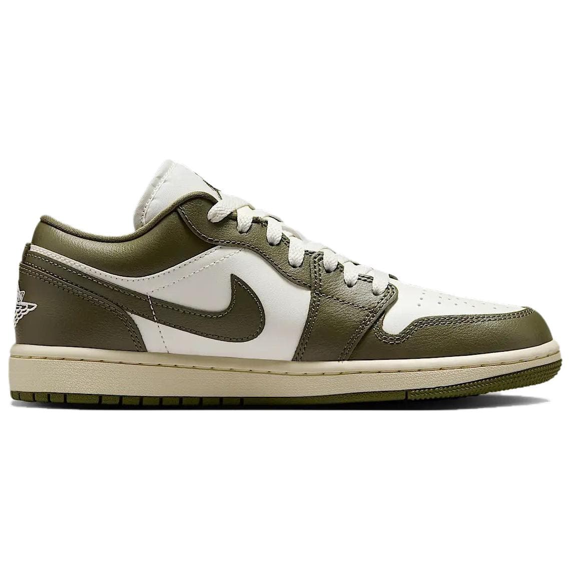 Ретро баскетбольные кроссовки Jordan Air Jordan 1 Low White Green - изображение 2
