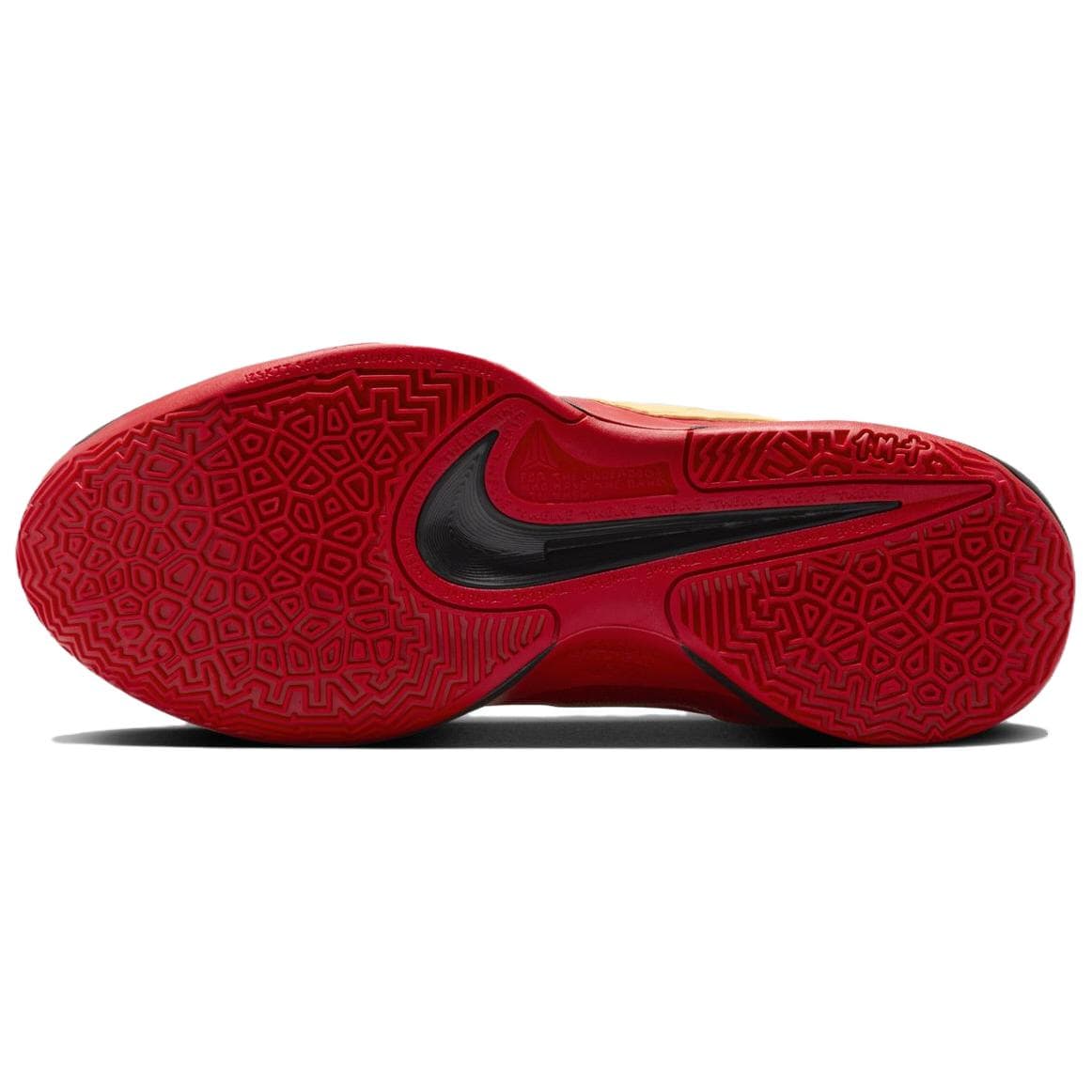 Кроссовки для баскетбола NIKE Ja 2 Противоскользящие Устойчивые к износу Низкие Баскетбольные кроссовки Унисекс Красный Черный Желтый - изображение 6