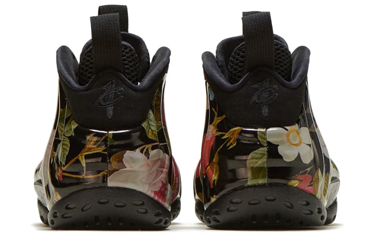 Ретро баскетбольные кроссовки Nike Foamposite One Floral - изображение 3