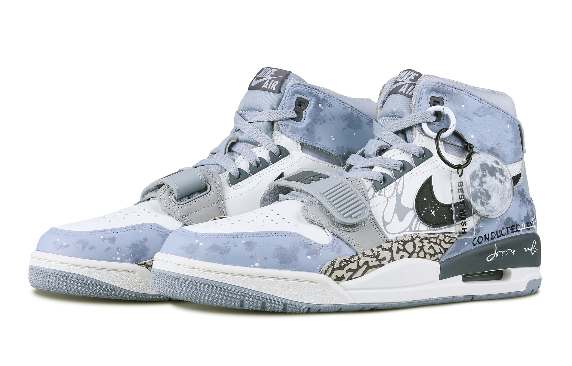 Ретро баскетбольные кроссовки Jordan Legacy 312 "Galactic Letter" - изображение 3