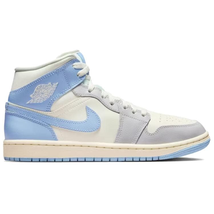 Ретро баскетбольные кроссовки Jordan Air Jordan 1 MID Топ Винтажные Баскетбольные Кроссовки Женские Mind Синий - изображение 2
