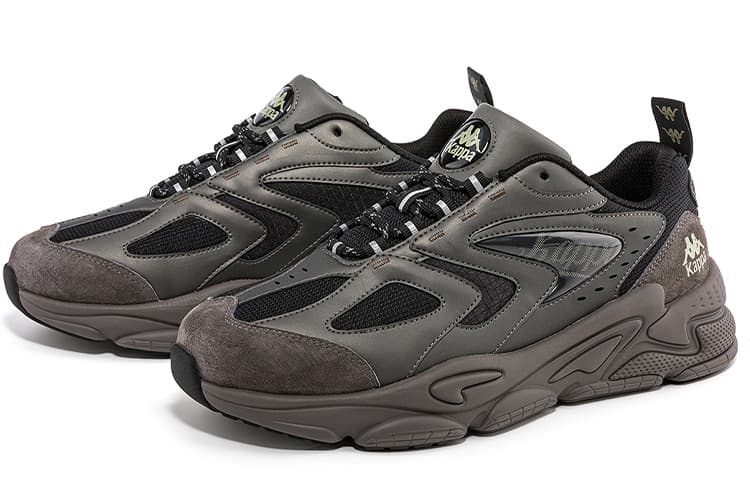 Кроссовки Kappa Retro Dad Sneakers Grey Black - изображение 3