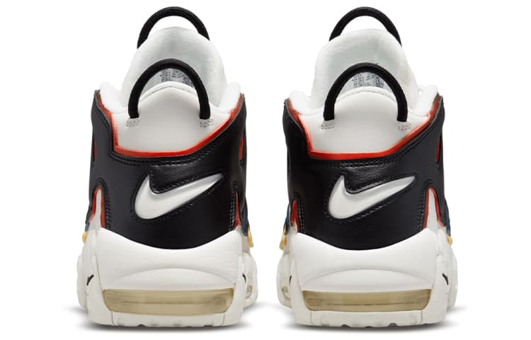 Кроссовки для баскетбола Nike Air More Uptempo White Black - изображение 5