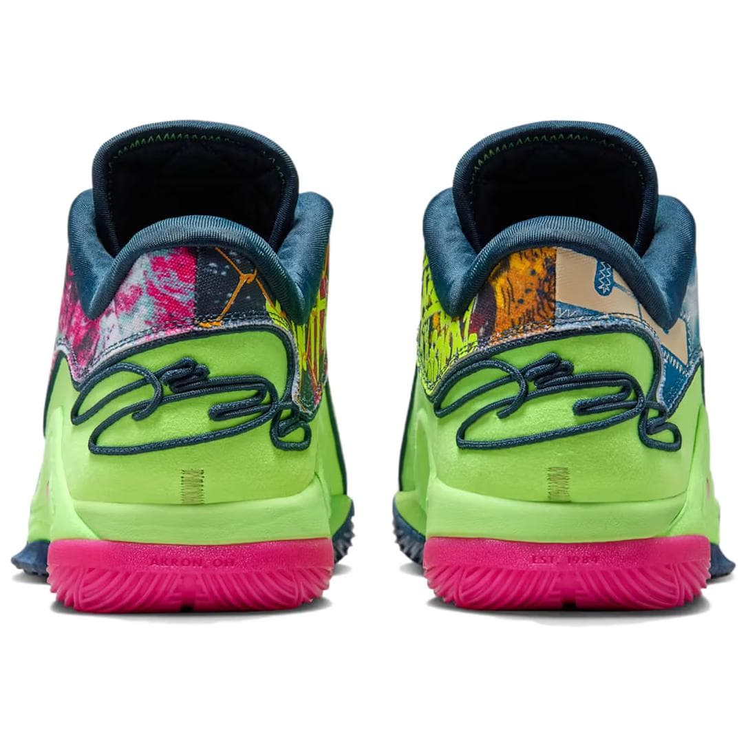 Кроссовки для баскетбола Nike LeBron 22 Low Топ Баскетбольные кроссовки Мужской Зеленый - изображение 5