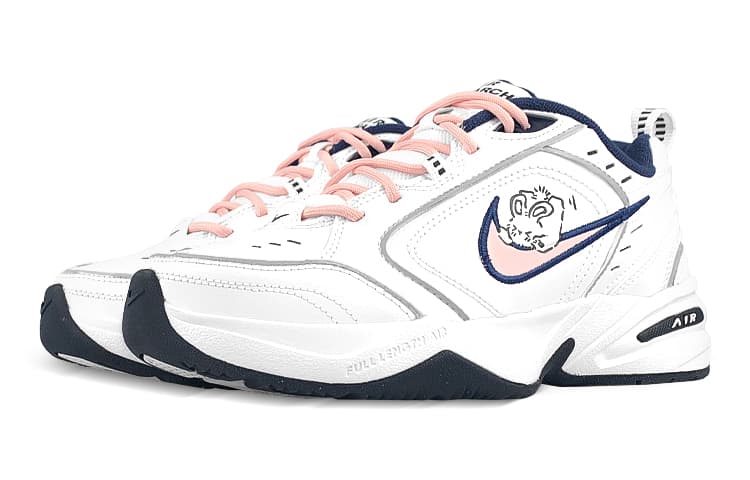 Кроссовки Nike Air Monarch 4 White Navy - изображение 3