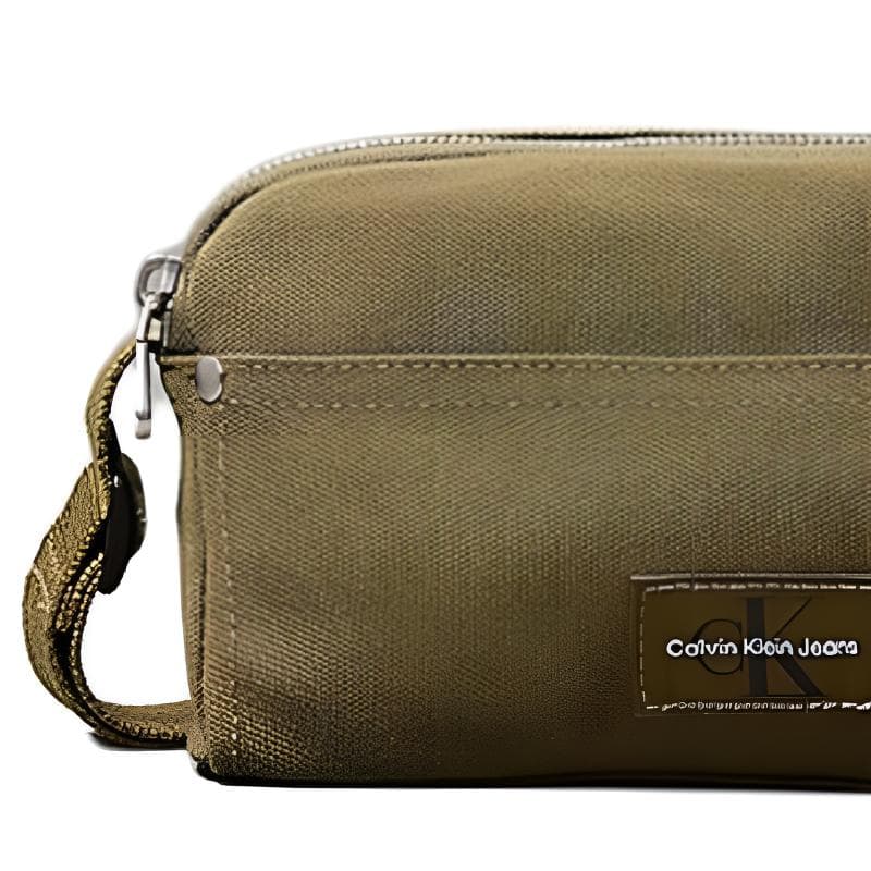 Мини-сумка CALVIN KLEIN Полиэстеровая ткань Сумка через плечо Мужская Оливковая - изображение 3