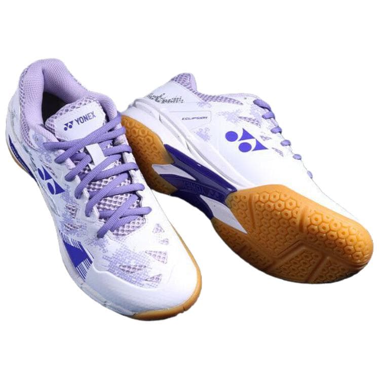 Кроссовки для бадминтона YONEX Низкая обувь для бадминтона Женская Белая Фиолетовая - изображение 3