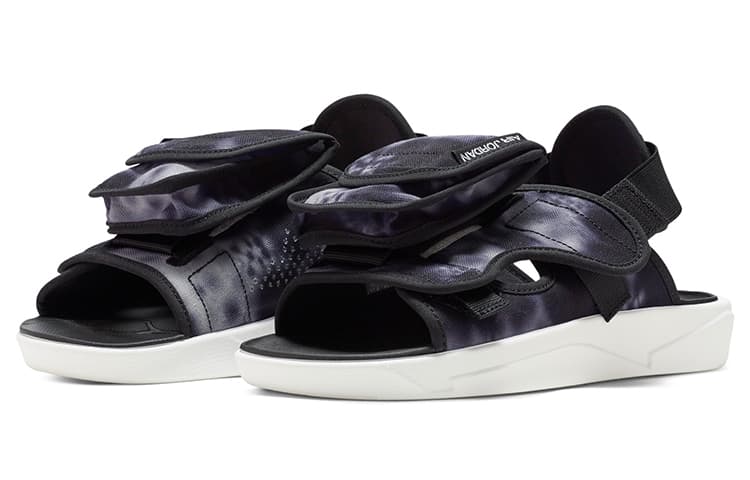 Сандалии с ремешком Air Jordan LS Slide Black White Tie-Dye - изображение 3