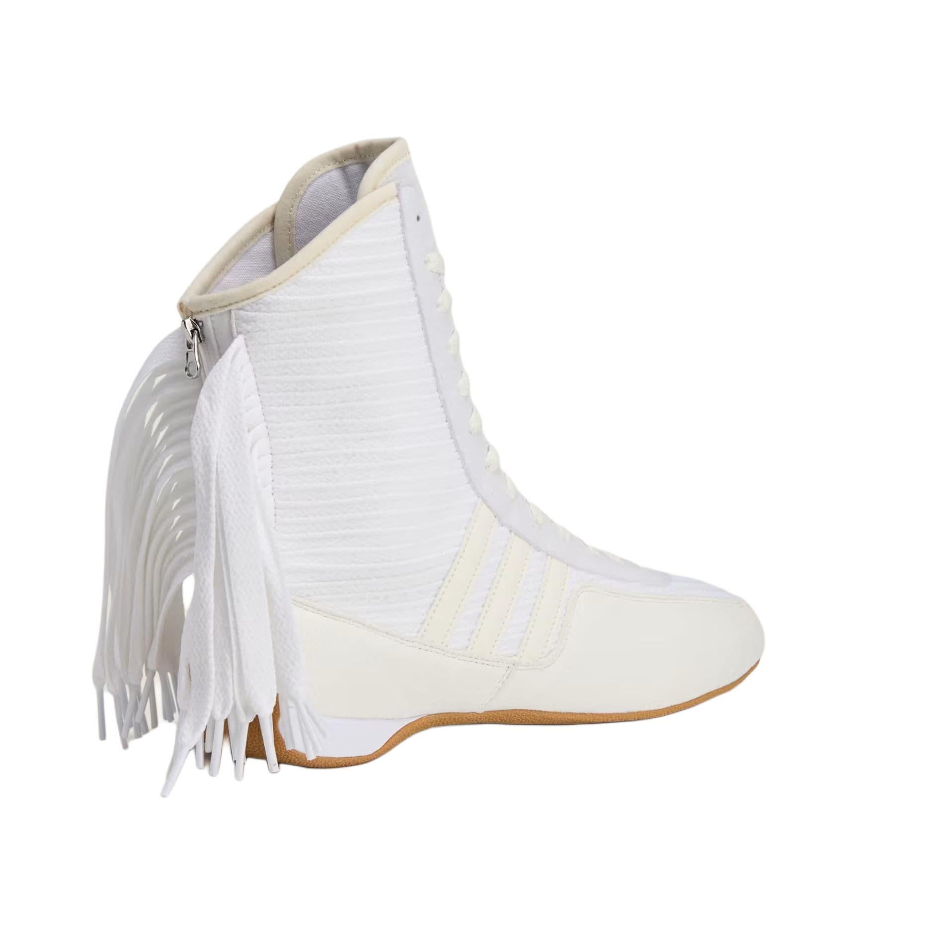 Кроссовки для спортзала Stella McCartney x Adidas Противоскользящие устойчивые к истиранию высокие кроссовки для тренировок женские белые - изображение 4