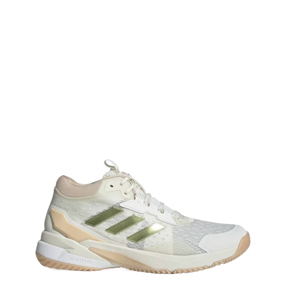 Кроссовки для спортзала Adidas Crazyflight 6 MID Топ Тренировочные кроссовки Женские Бежевый - изображение 2