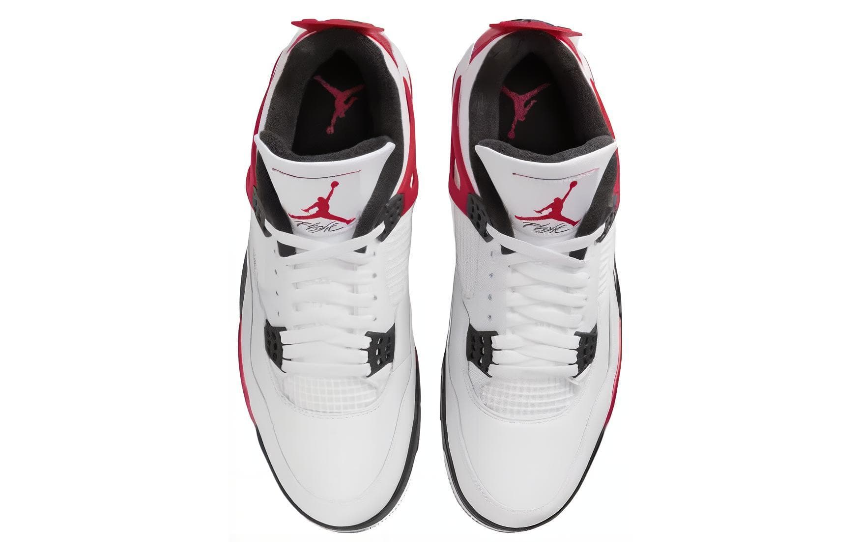 Ретро баскетбольные кроссовки Jordan Air Jordan 4 "Neutral Grey" "Red Cement" - изображение 4