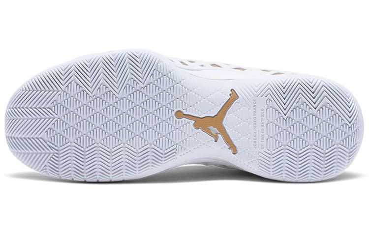 Кроссовки для баскетбола Jordan Jumpman Diamond Low PF White Gold - изображение 6