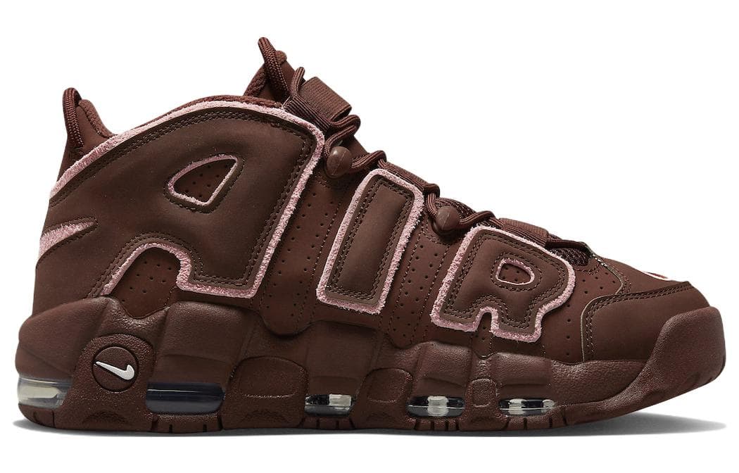 Кроссовки для баскетбола Nike Air More Uptempo "Dark Pony Soft Pink" - изображение 2