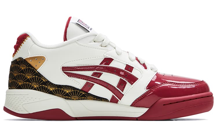 Ретро баскетбольные кроссовки Asics Gel-Fuse New Year Burgundy - изображение 2